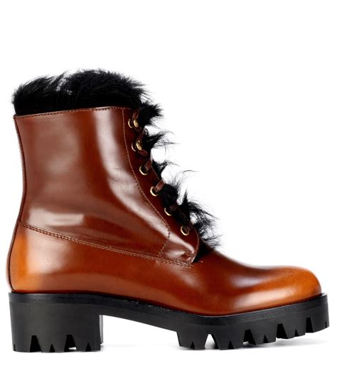 prada schuhe braun|prada boots for women.